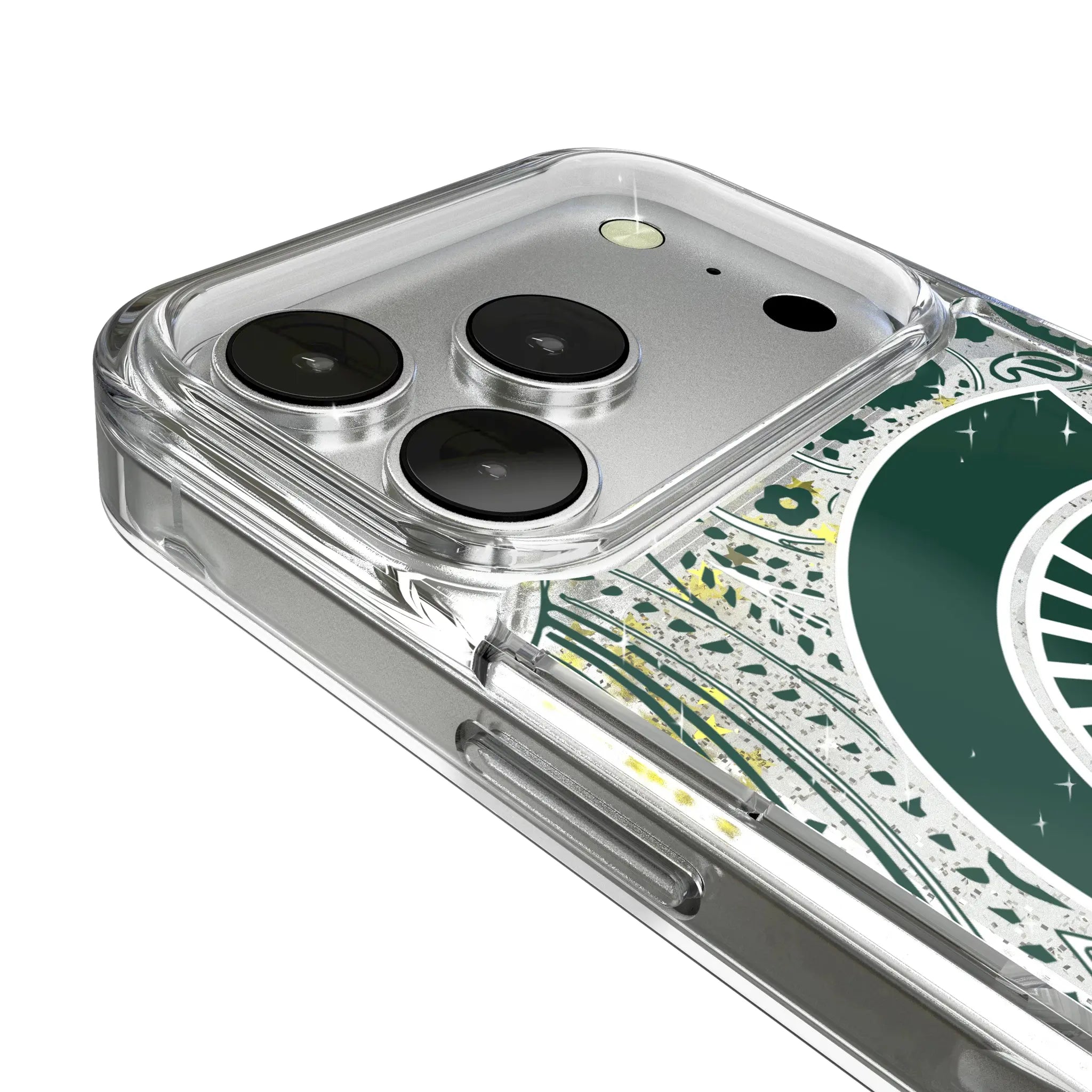 Michigan State University Spartans Paisley Glitter Phone Case
