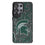 Michigan State University Spartans Paisley MagSafe Compatible Phone Case for Samsung Galaxy
