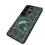 Michigan State University Spartans Plaid MagSafe Compatible Phone Case for Samsung Galaxy