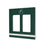 Michigan State University Spartans Stripe Hidden-Screw Light Switch Plate