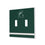 Michigan State University Spartans Stripe Hidden-Screw Light Switch Plate