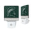 Michigan State University Spartans Stripe Night Light 2-Pack