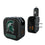 Michigan State University Spartans Text Backdrop 2 in 1 USB A/C Charger