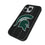 Michigan State University Spartans Text Backdrop MagSafe Compatible Phone Case for Apple iPhone