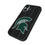 Michigan State University Spartans Text Backdrop MagSafe Compatible Phone Case for Apple iPhone