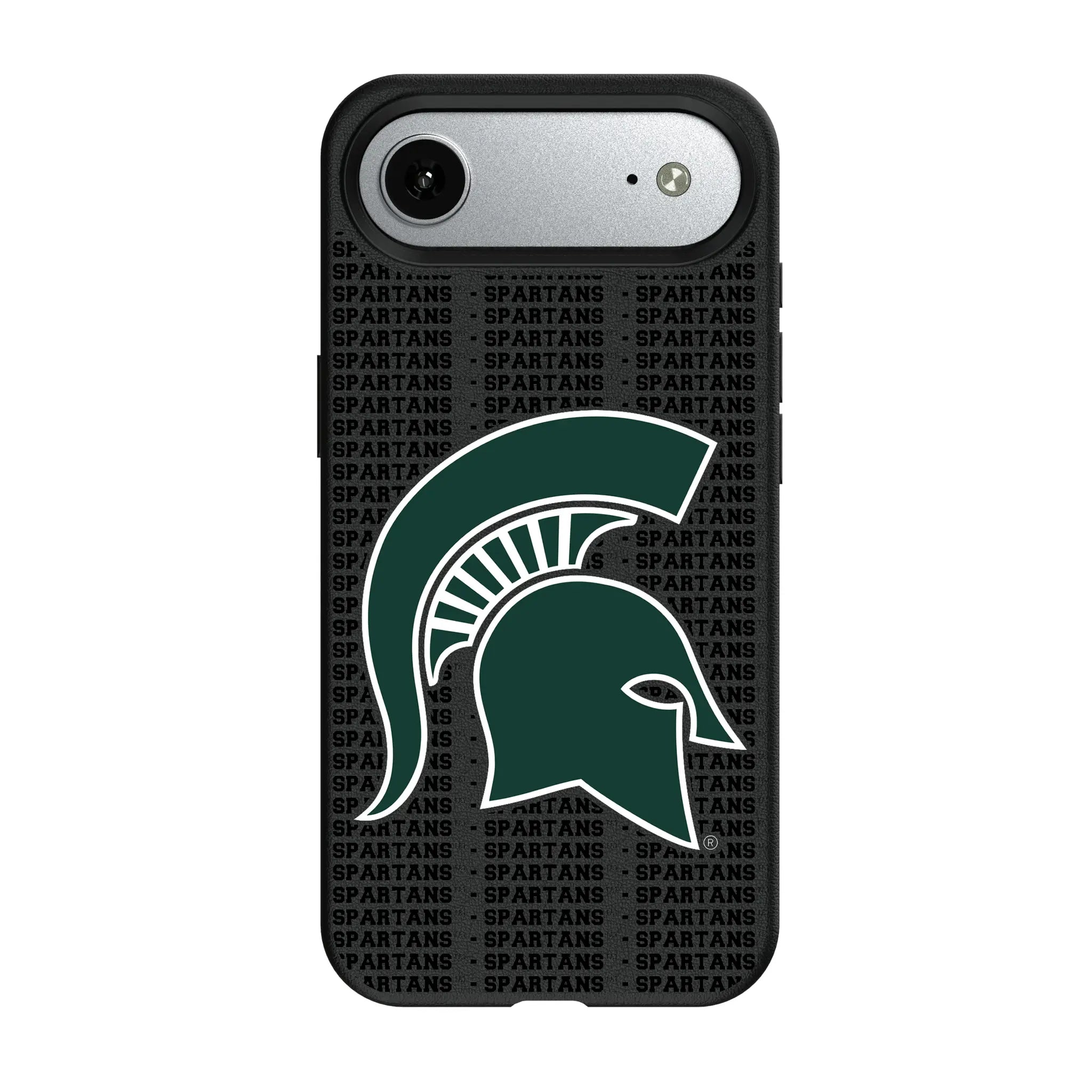 Michigan State University Spartans Text Backdrop MagSafe Compatible Phone Case for Apple iPhone