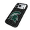 Michigan State University Spartans Text Backdrop MagSafe Compatible Phone Case for Apple iPhone