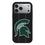 Michigan State University Spartans Text Backdrop MagSafe Compatible Phone Case for Apple iPhone