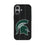 Michigan State University Spartans Text Backdrop MagSafe Compatible Phone Case for Apple iPhone