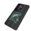 Michigan State University Spartans Text Backdrop MagSafe Compatible Phone Case for Samsung Galaxy