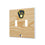 Milwaukee Brewers Baseball Bat Hidden-Screw Light Switch Plate