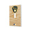 Milwaukee Brewers Baseball Bat Hidden-Screw Light Switch Plate