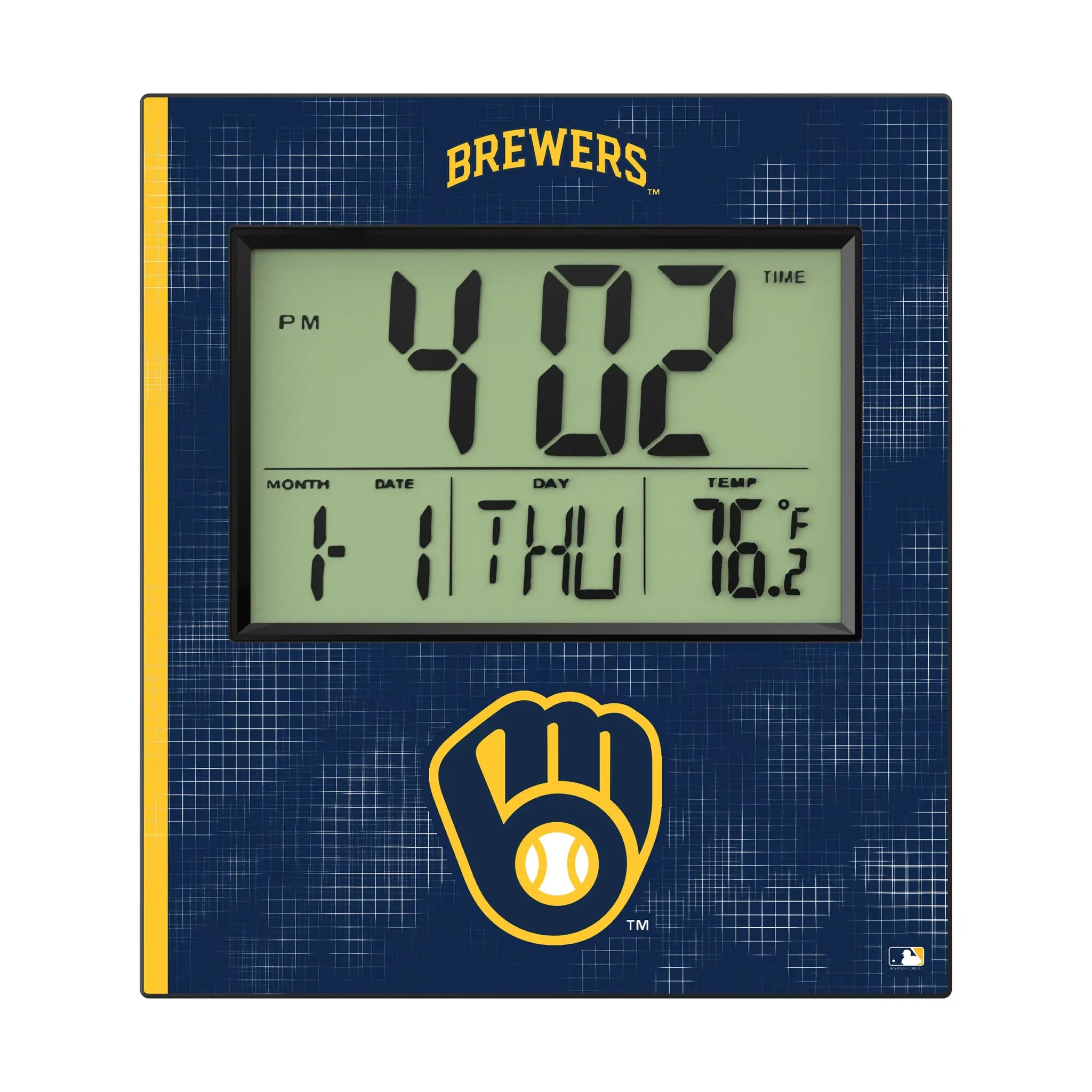 Milwaukee Brewers Hatch Wall Clock