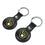 Milwaukee Brewers Insignia Black Airtag Holder 2-Pack