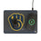 Milwaukee Brewers Linen 15-Watt Wireless Charger and Mouse Pad