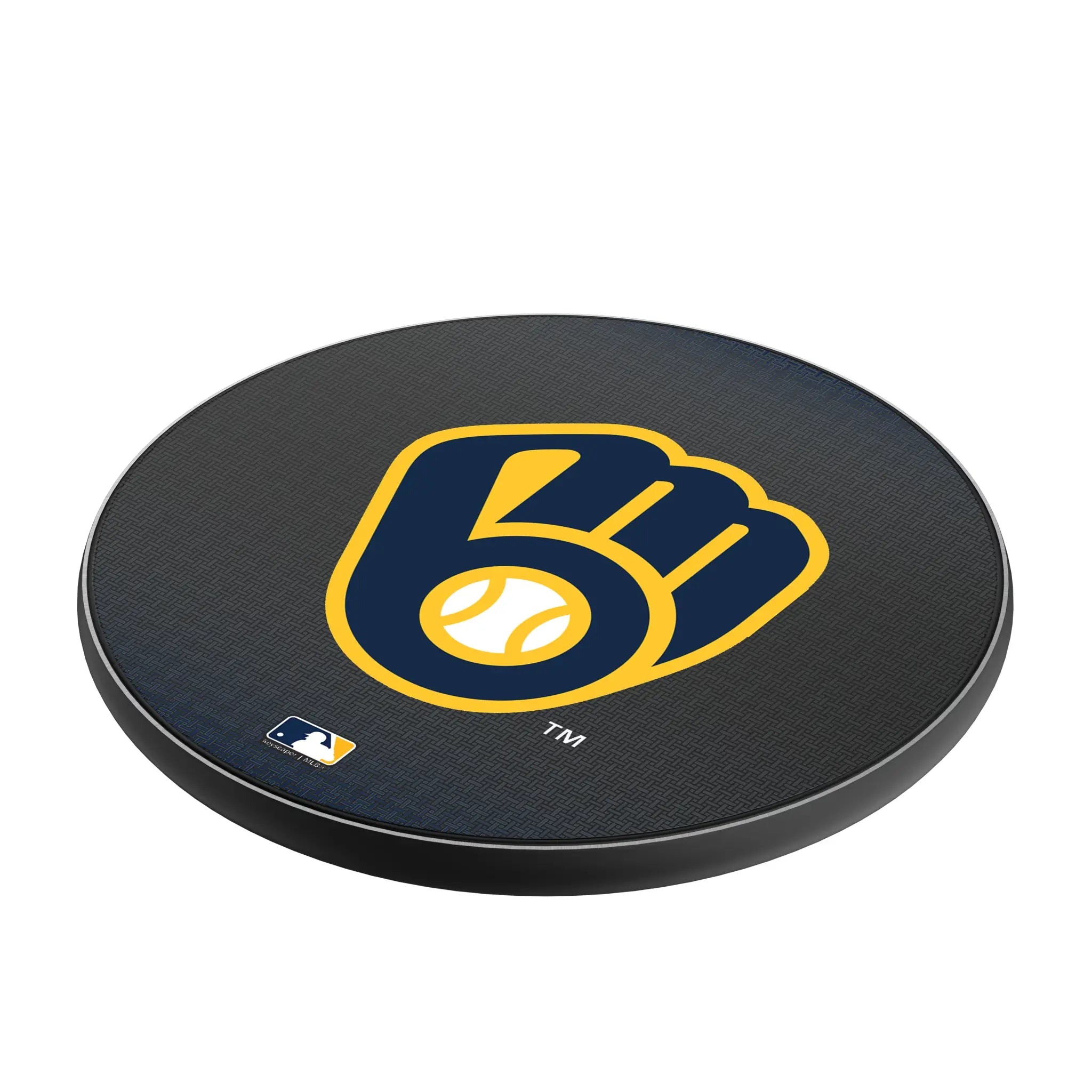 Milwaukee Brewers Linen 15-Watt Wireless Charger