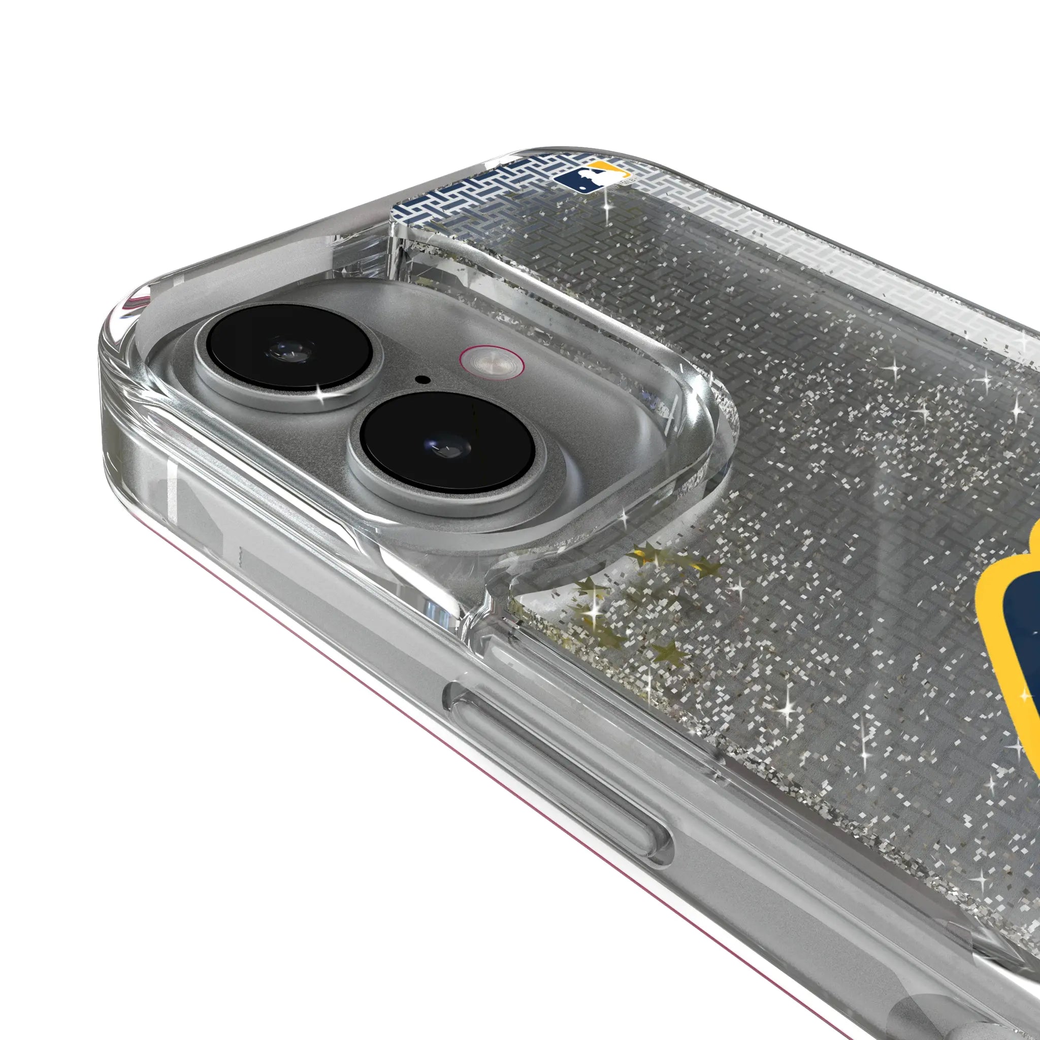 Milwaukee Brewers Linen Glitter Phone Case