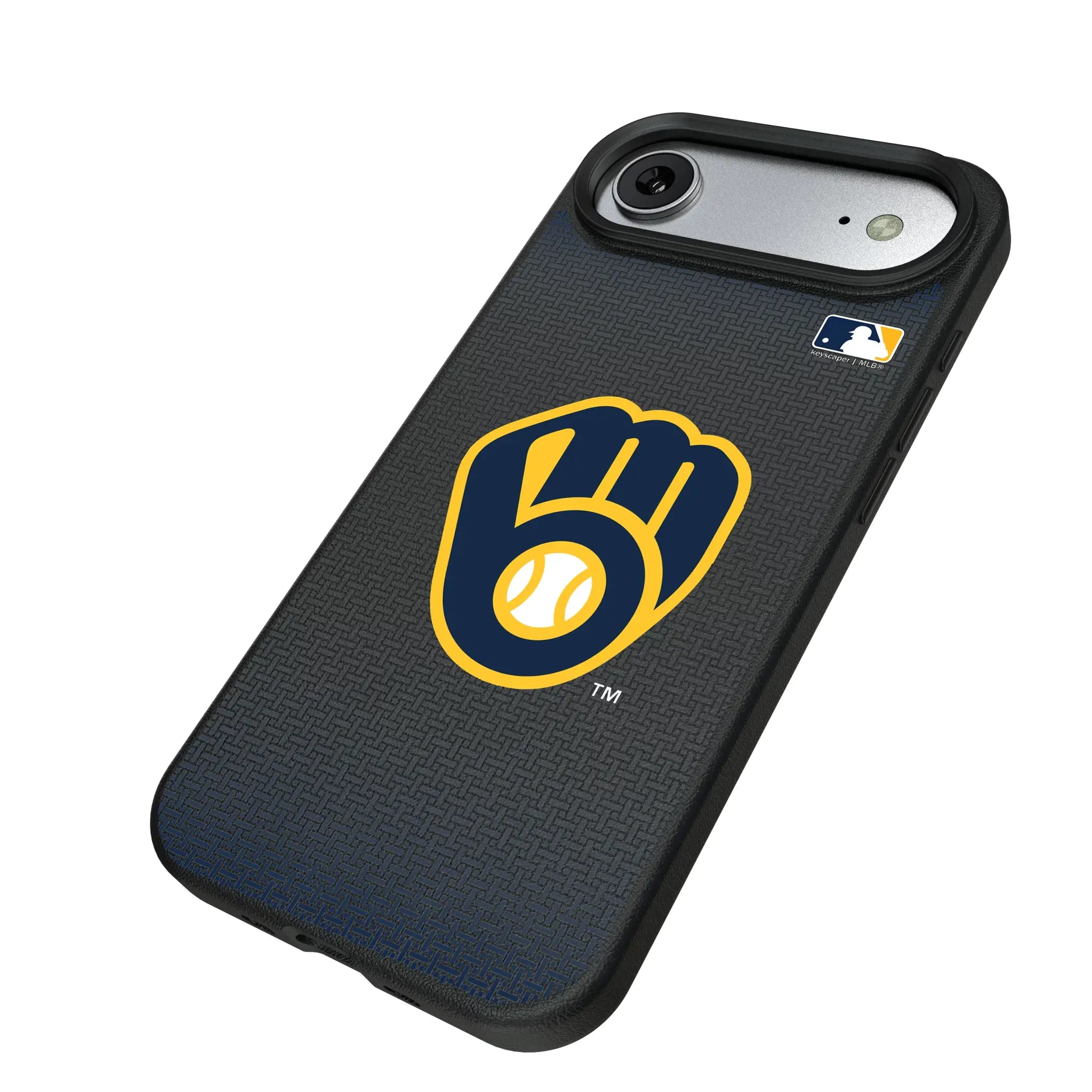 Milwaukee Brewers Linen MagSafe Compatible Phone Case for Apple iPhone