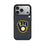 Milwaukee Brewers Linen MagSafe Compatible Phone Case for Apple iPhone