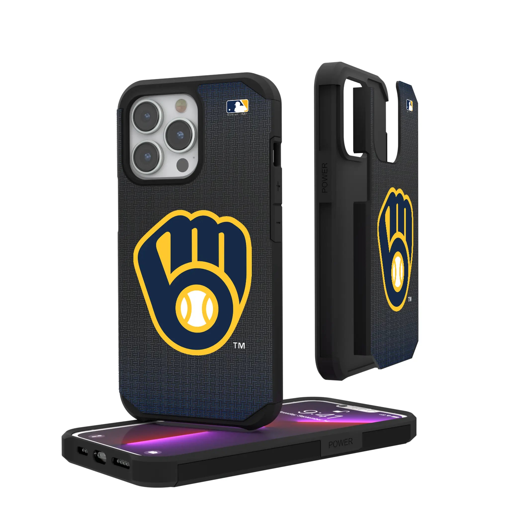 Milwaukee Brewers Linen Rugged Phone Case