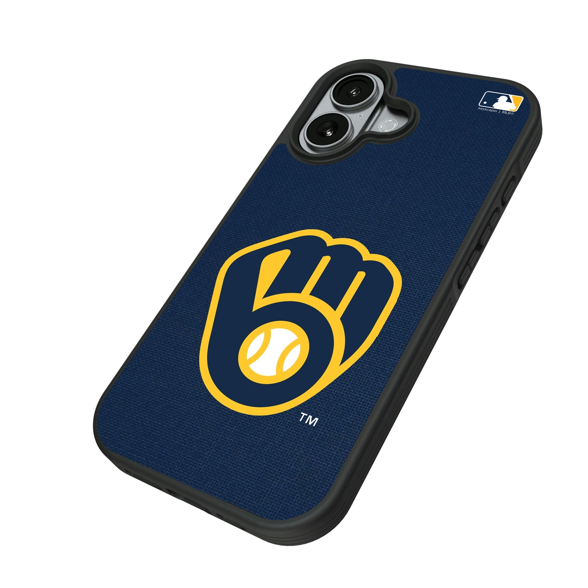 Milwaukee Brewers Solid Bump Phone Case - Sports Gifts, Sports Memorabilia, Sports Collectibles, Fan Shop
