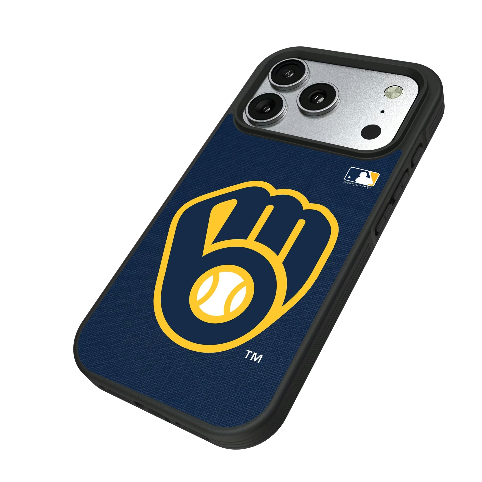 Milwaukee Brewers Solid Bump Phone Case - Sports Gifts, Sports Memorabilia, Sports Collectibles, Fan Shop