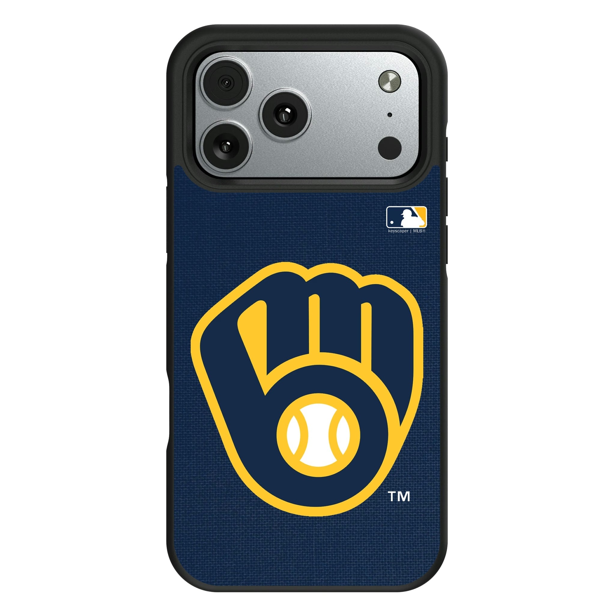 Milwaukee Brewers Solid Bump Phone Case - Sports Gifts, Sports Memorabilia, Sports Collectibles, Fan Shop