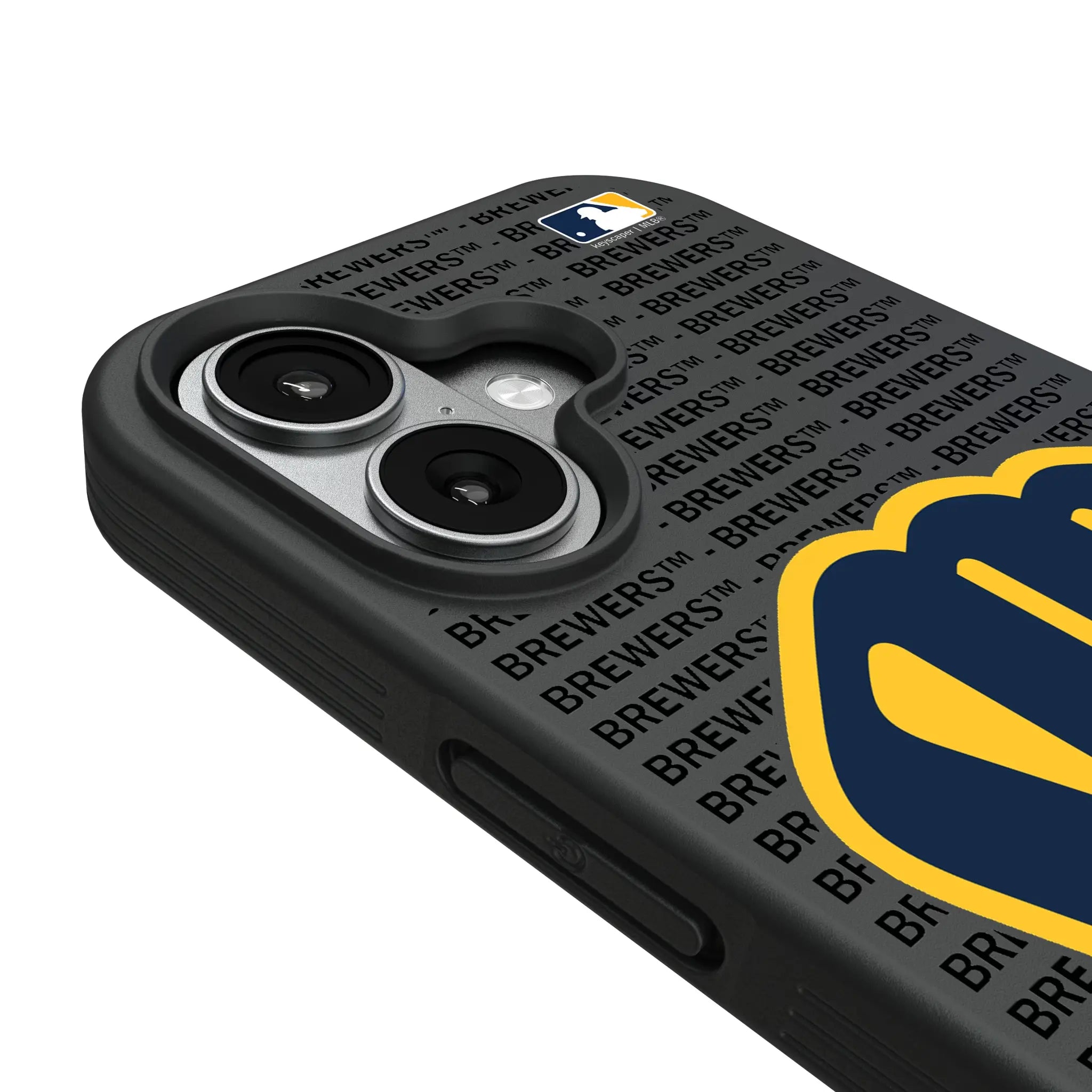 Milwaukee Brewers Text Backdrop Bump Phone Case
