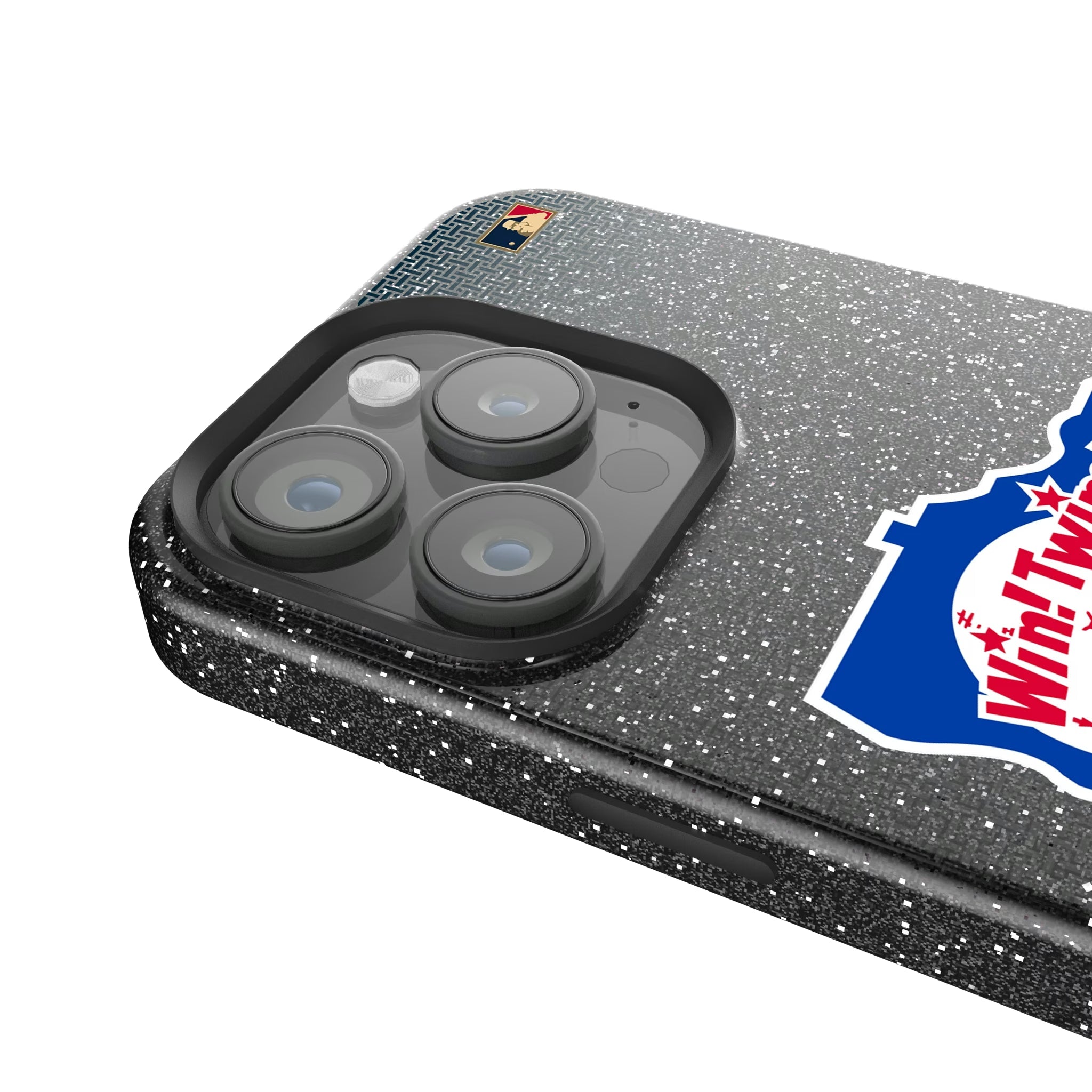 Minnesota Twins 1976-1986 - Cooperstown Collection Linen Bling Phone Case for Apple iPhone