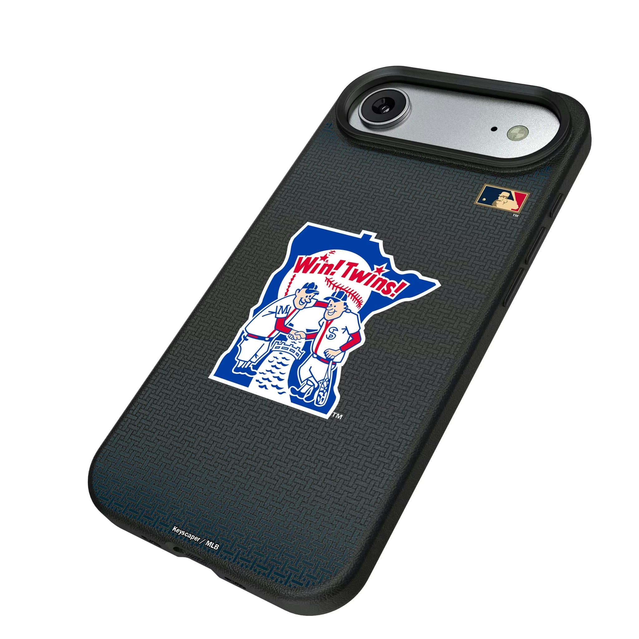 Minnesota Twins 1976-1986 - Cooperstown Collection Linen MagSafe Compatible Phone Case for Apple iPhone - Sports Gifts, Sports Memorabilia, Sports Collectibles, Fan Shop