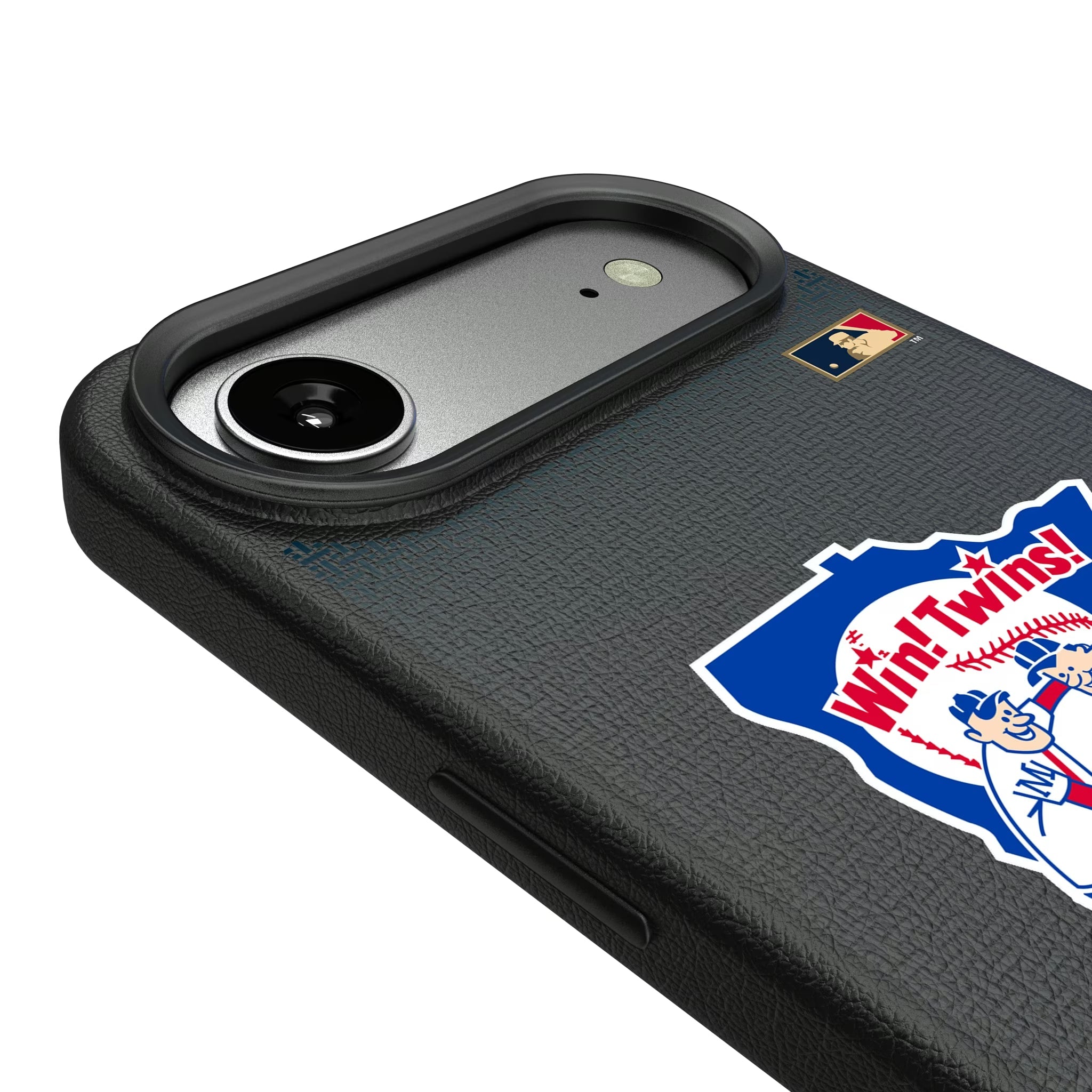 Minnesota Twins 1976-1986 - Cooperstown Collection Linen MagSafe Compatible Phone Case for Apple iPhone - Sports Gifts, Sports Memorabilia, Sports Collectibles, Fan Shop