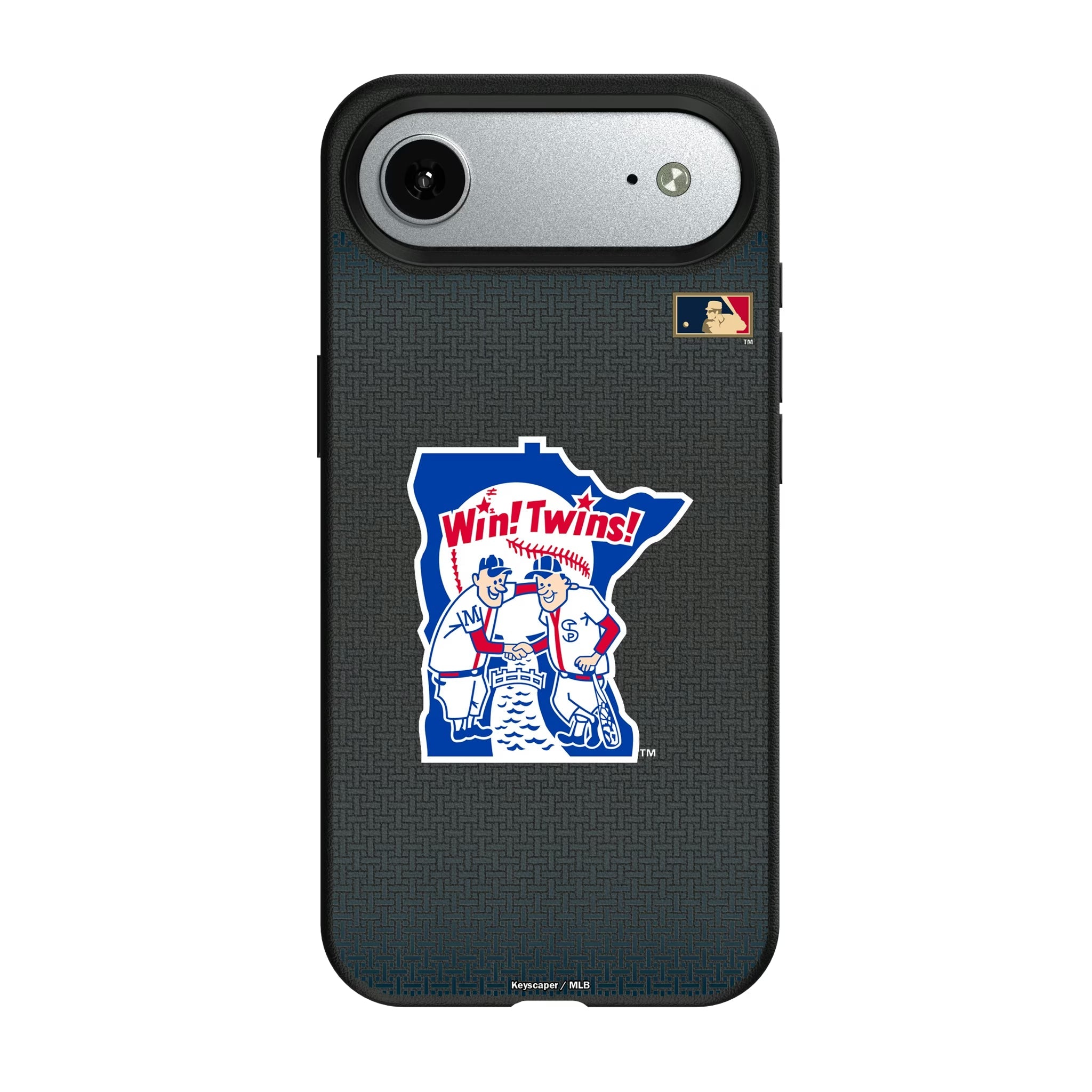 Minnesota Twins 1976-1986 - Cooperstown Collection Linen MagSafe Compatible Phone Case for Apple iPhone - Sports Gifts, Sports Memorabilia, Sports Collectibles, Fan Shop