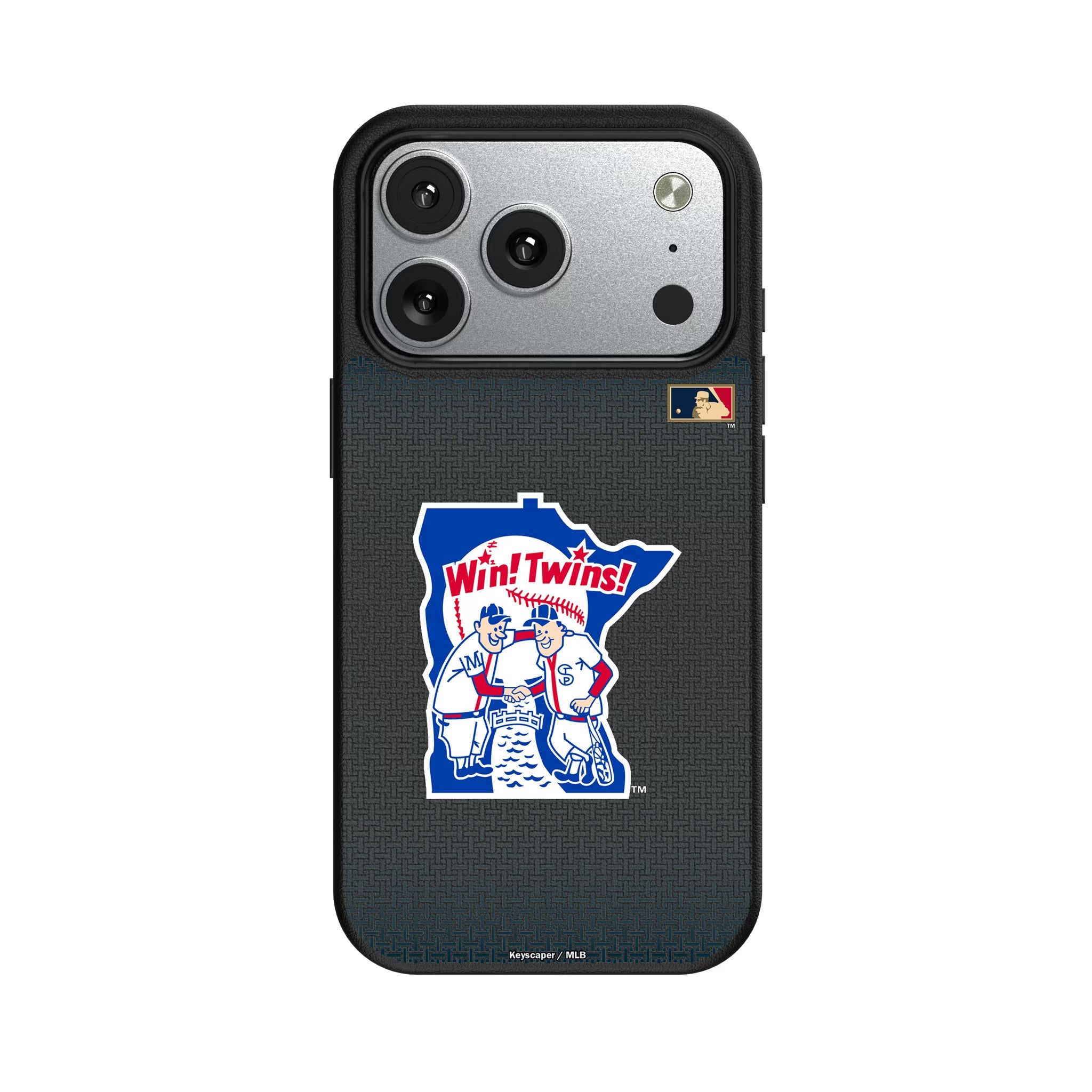 Minnesota Twins 1976-1986 - Cooperstown Collection Linen MagSafe Compatible Phone Case for Apple iPhone - Sports Gifts, Sports Memorabilia, Sports Collectibles, Fan Shop