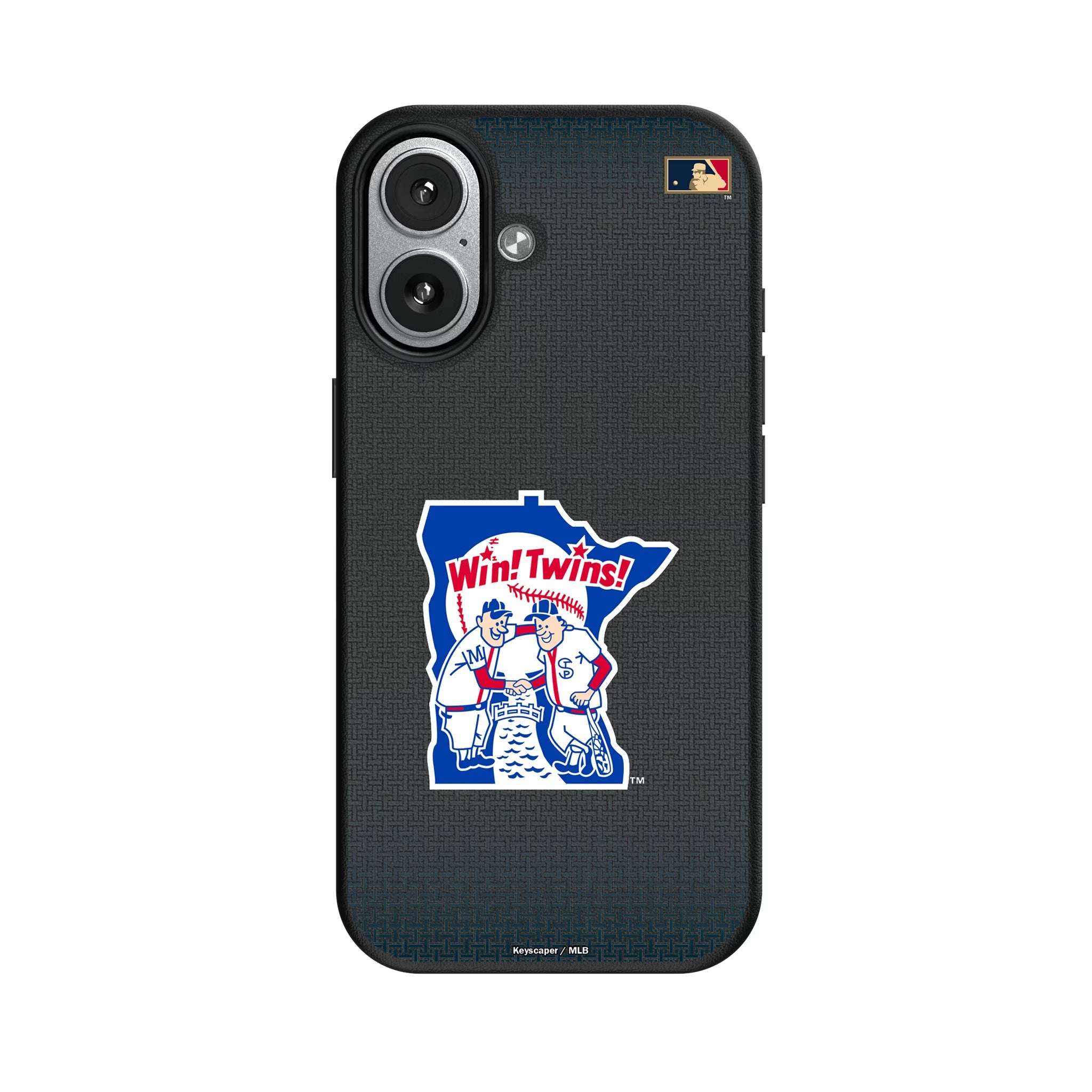 Minnesota Twins 1976-1986 - Cooperstown Collection Linen MagSafe Compatible Phone Case for Apple iPhone - Sports Gifts, Sports Memorabilia, Sports Collectibles, Fan Shop