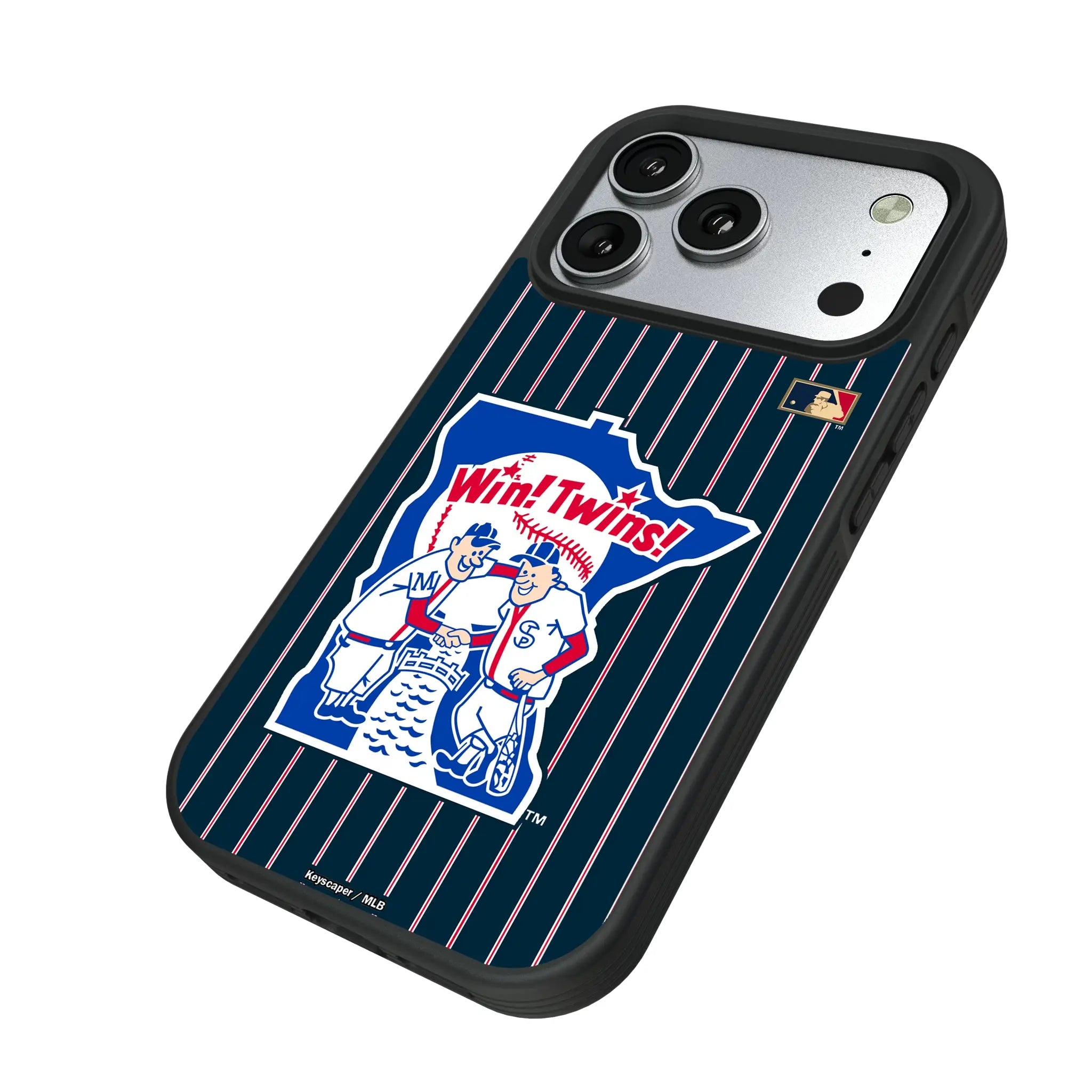 Minnesota Twins 1976-1986 - Cooperstown Collection Pinstripe Bump Phone Case