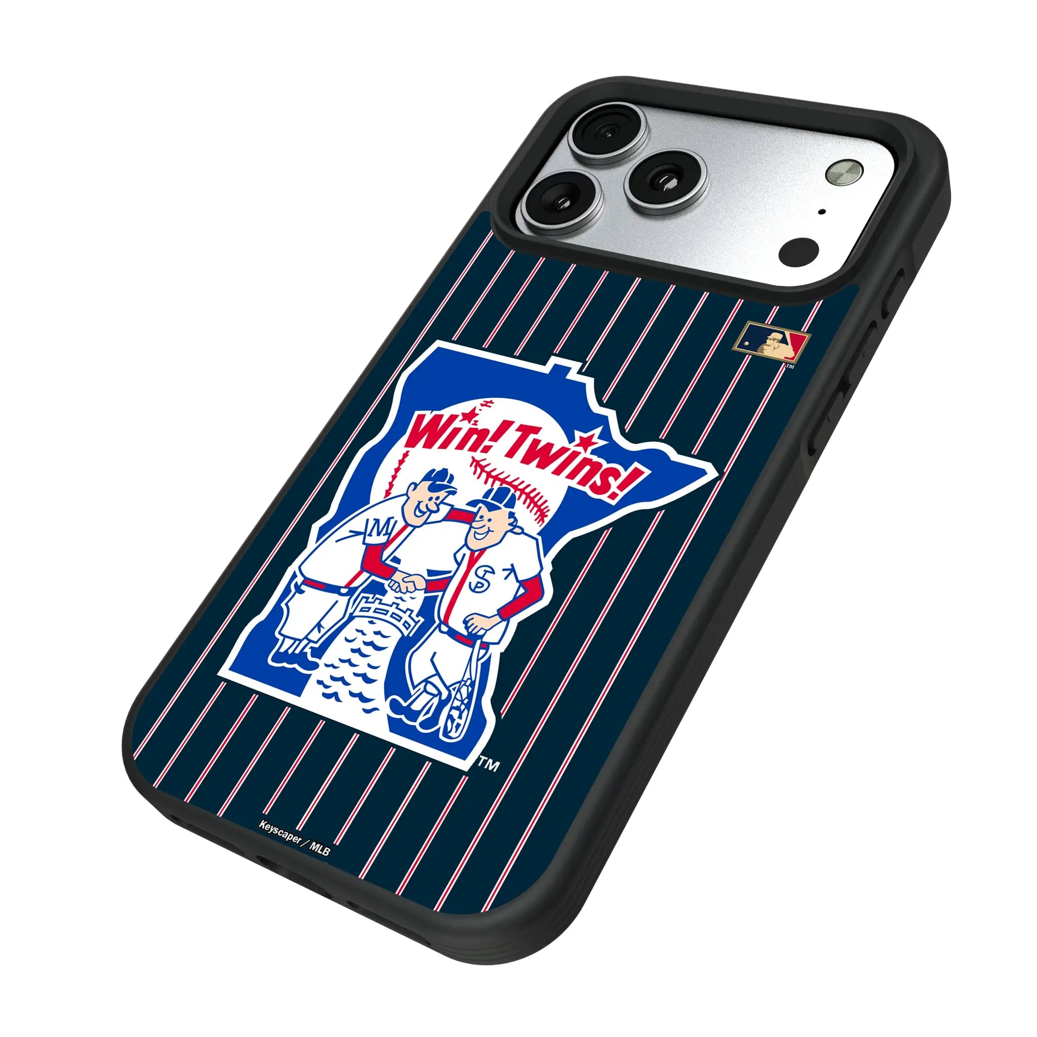 Minnesota Twins 1976-1986 - Cooperstown Collection Pinstripe Bump Phone Case