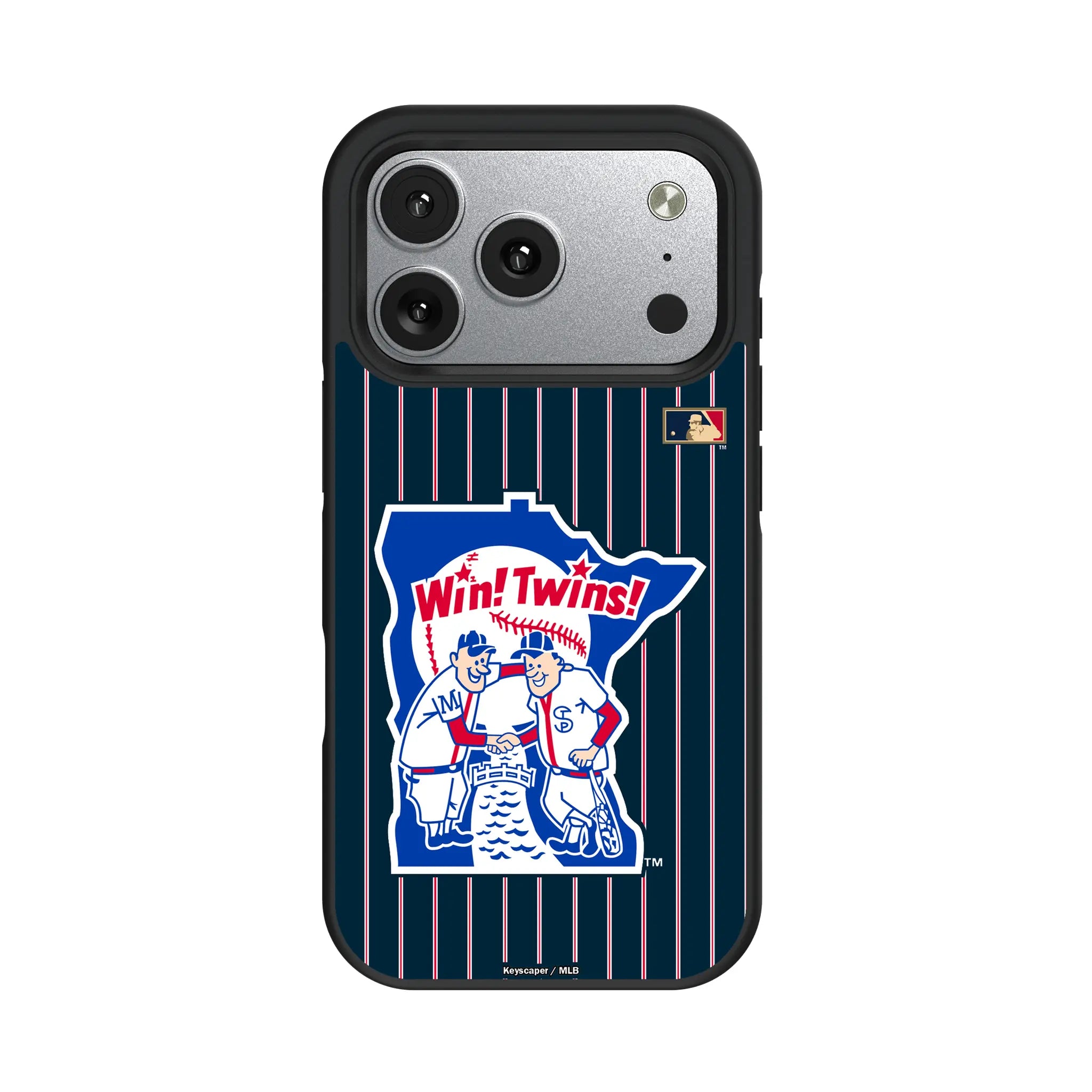 Minnesota Twins 1976-1986 - Cooperstown Collection Pinstripe Bump Phone Case
