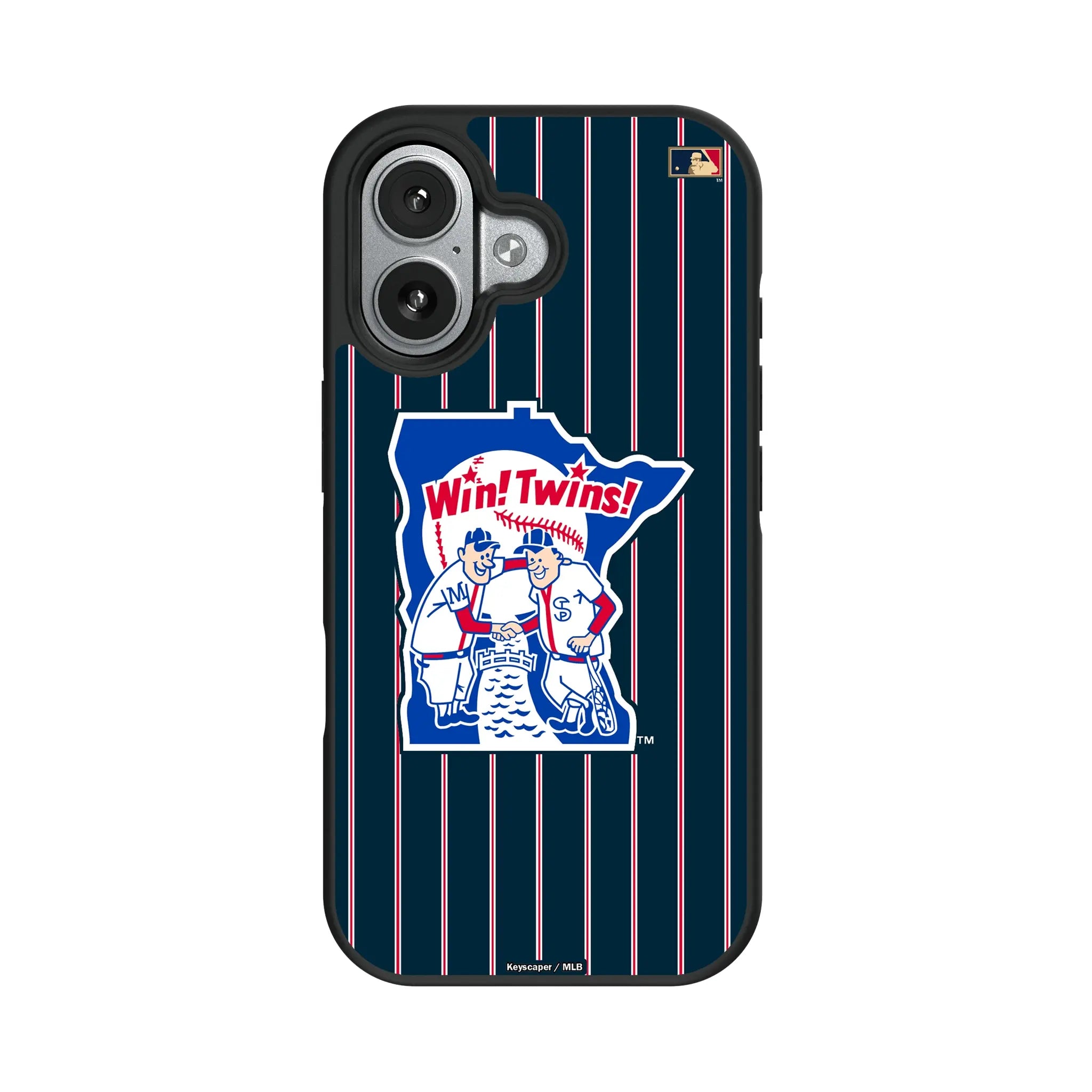 Minnesota Twins 1976-1986 - Cooperstown Collection Pinstripe Bump Phone Case
