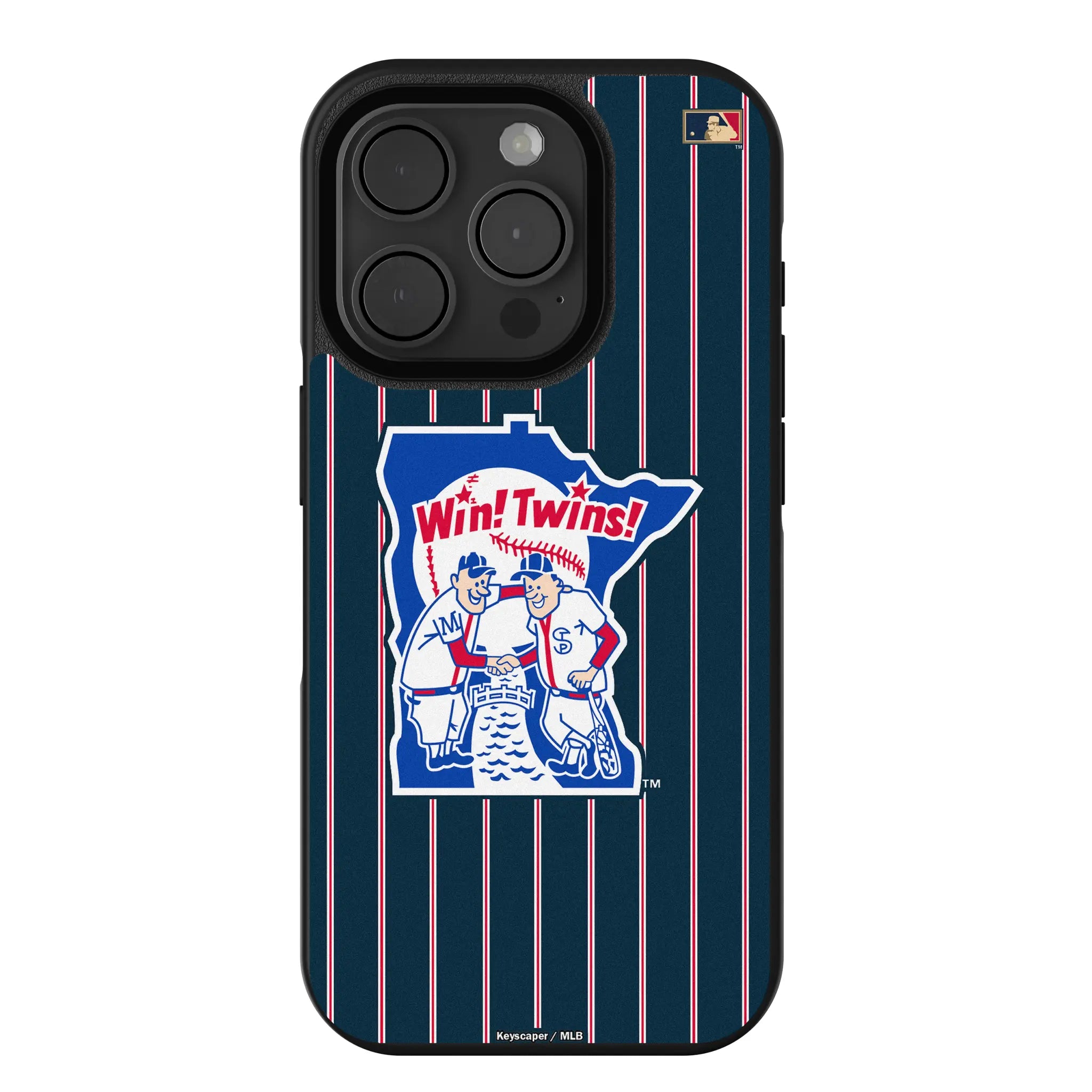 Minnesota Twins 1976-1986 - Cooperstown Collection Pinstripe Bump Phone Case