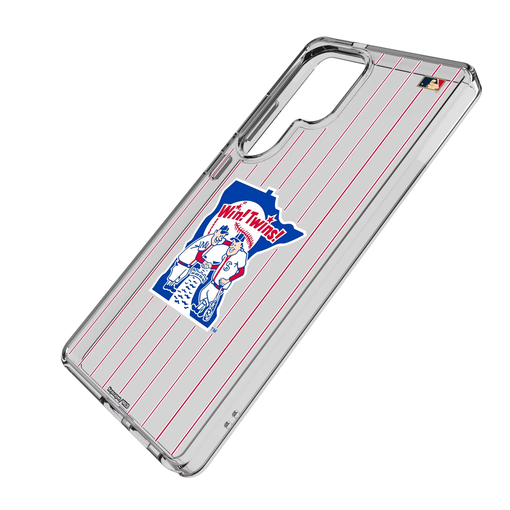 Minnesota Twins 1976-1986 - Cooperstown Collection Pinstripe Clear Phone Case for Samsung Galaxy