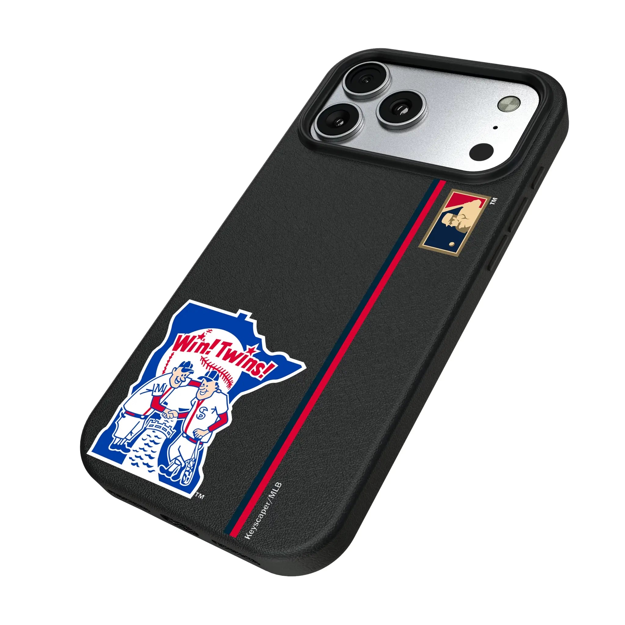 Minnesota Twins 1976-1986 - Cooperstown Collection Sidebar MagSafe Compatible Phone Case for Apple iPhone