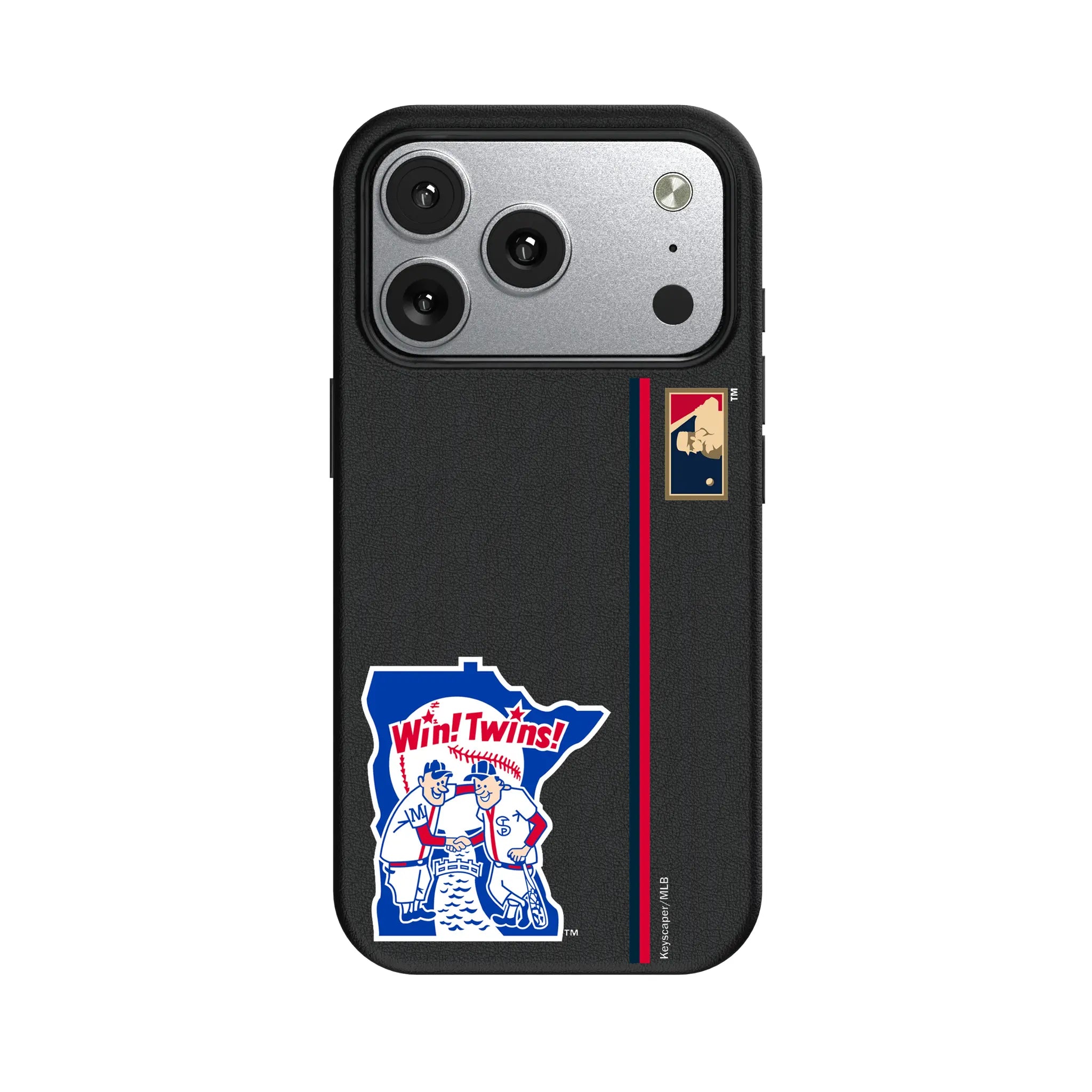 Minnesota Twins 1976-1986 - Cooperstown Collection Sidebar MagSafe Compatible Phone Case for Apple iPhone