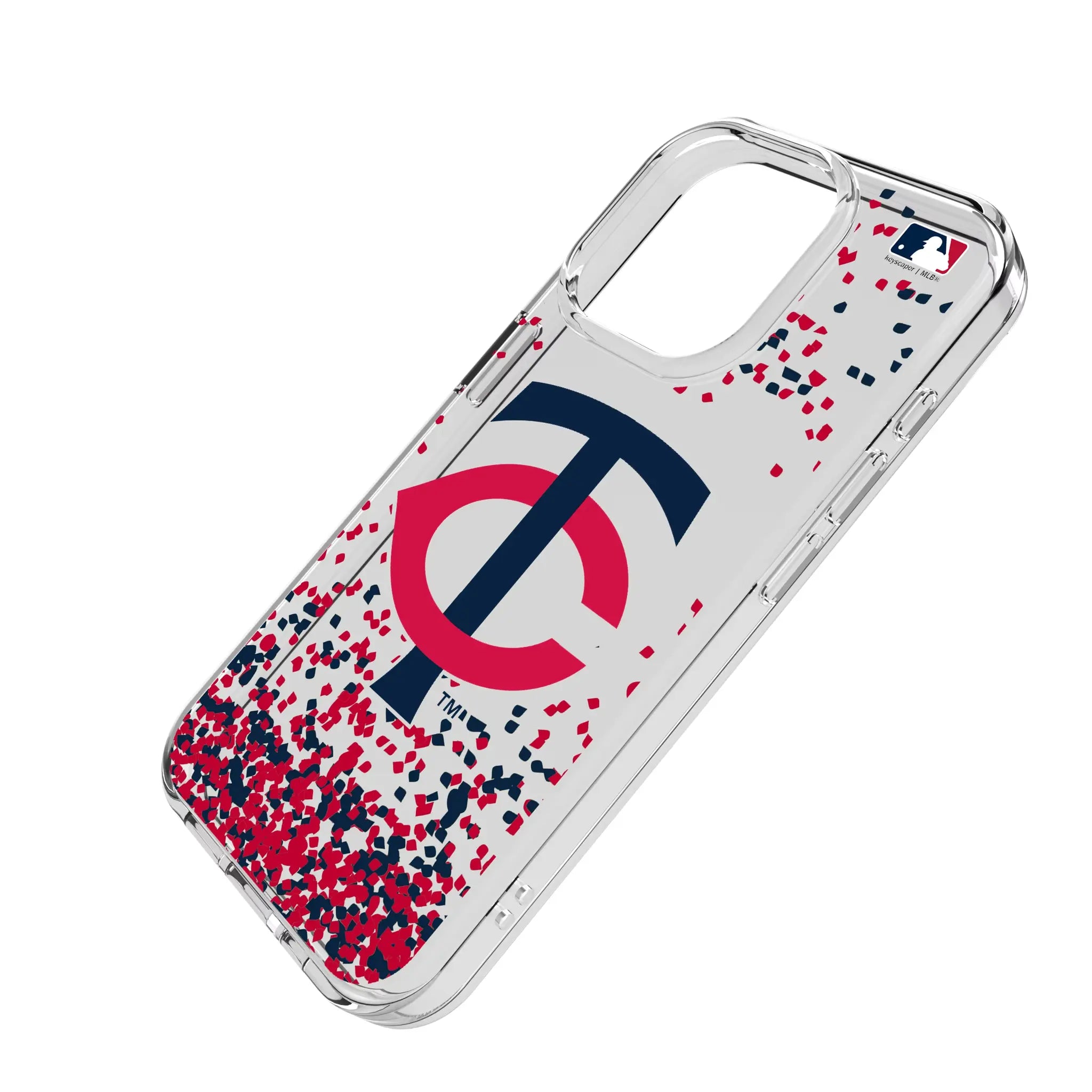 Minnesota Twins Confetti Clear Phone Case for Apple iPhone