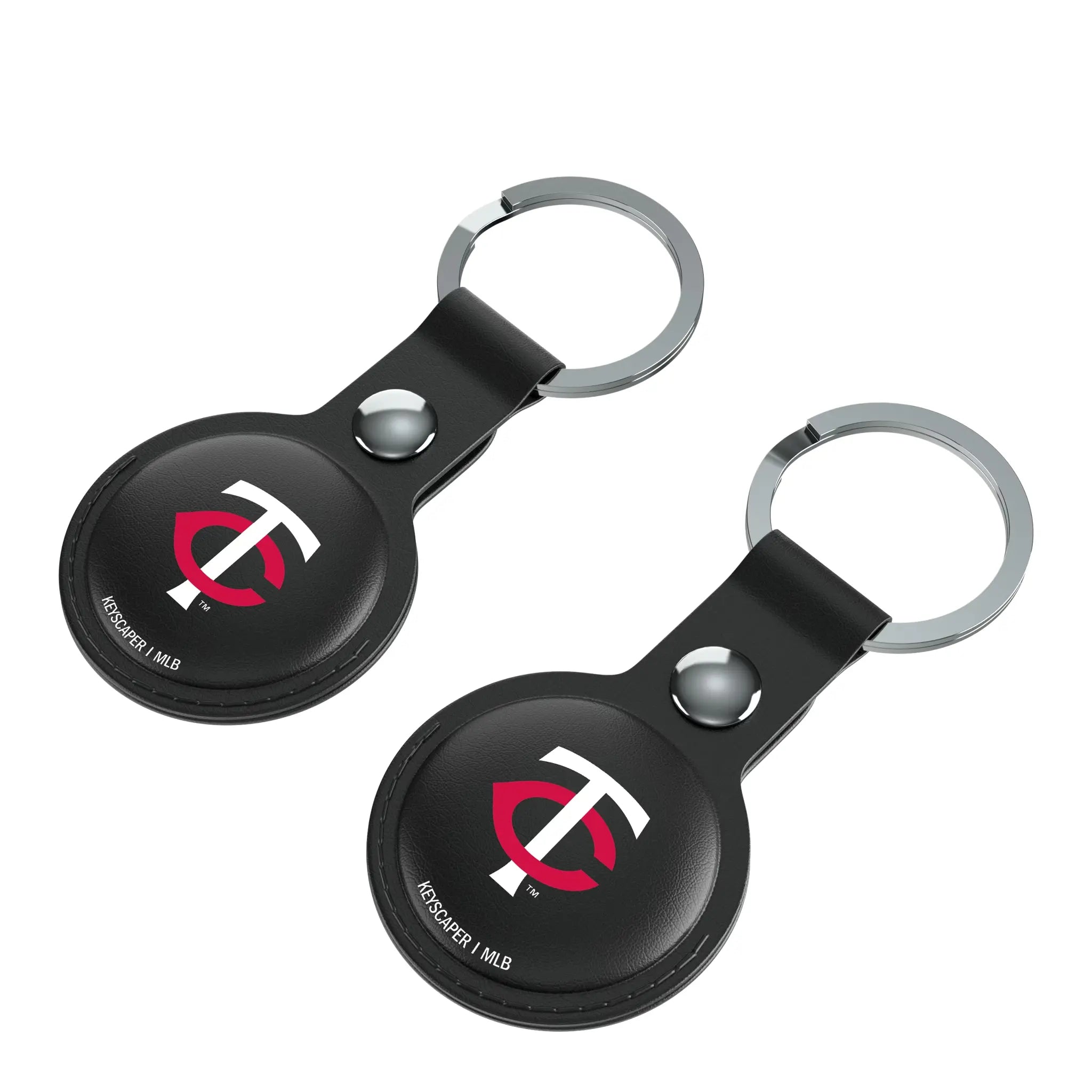 Minnesota Twins Insignia Black Airtag Holder 2-Pack
