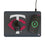 Minnesota Twins Linen 15-Watt Wireless Charger and Mouse Pad