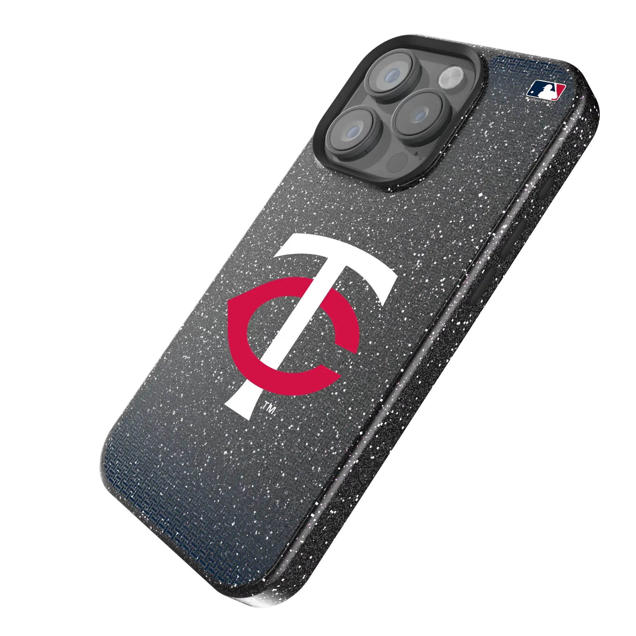 Minnesota Twins Linen Bling Phone Case for Apple iPhone