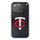 Minnesota Twins Linen Bling Phone Case for Apple iPhone