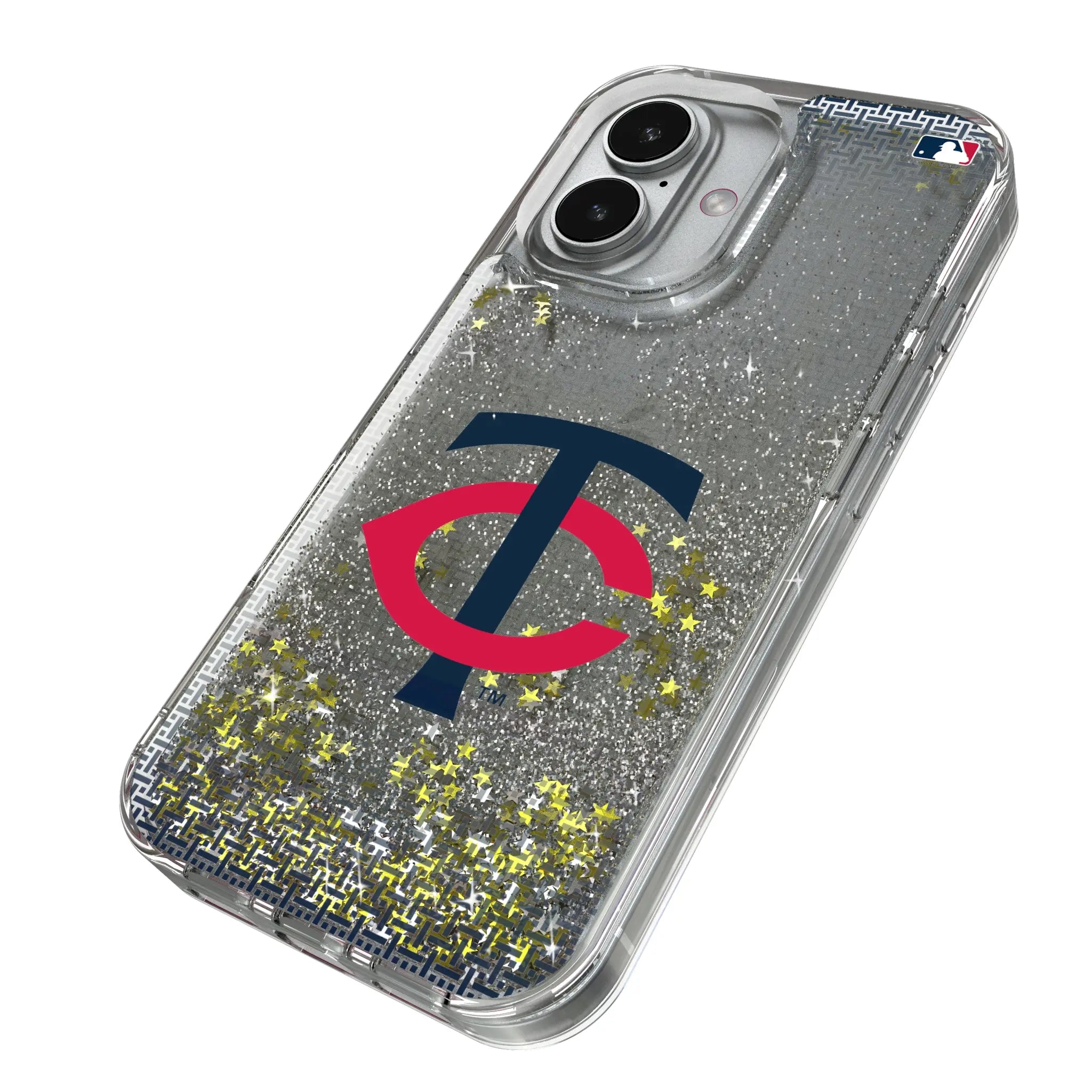 Minnesota Twins Linen Glitter Phone Case