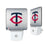 Minnesota Twins Linen Night Light 2-Pack