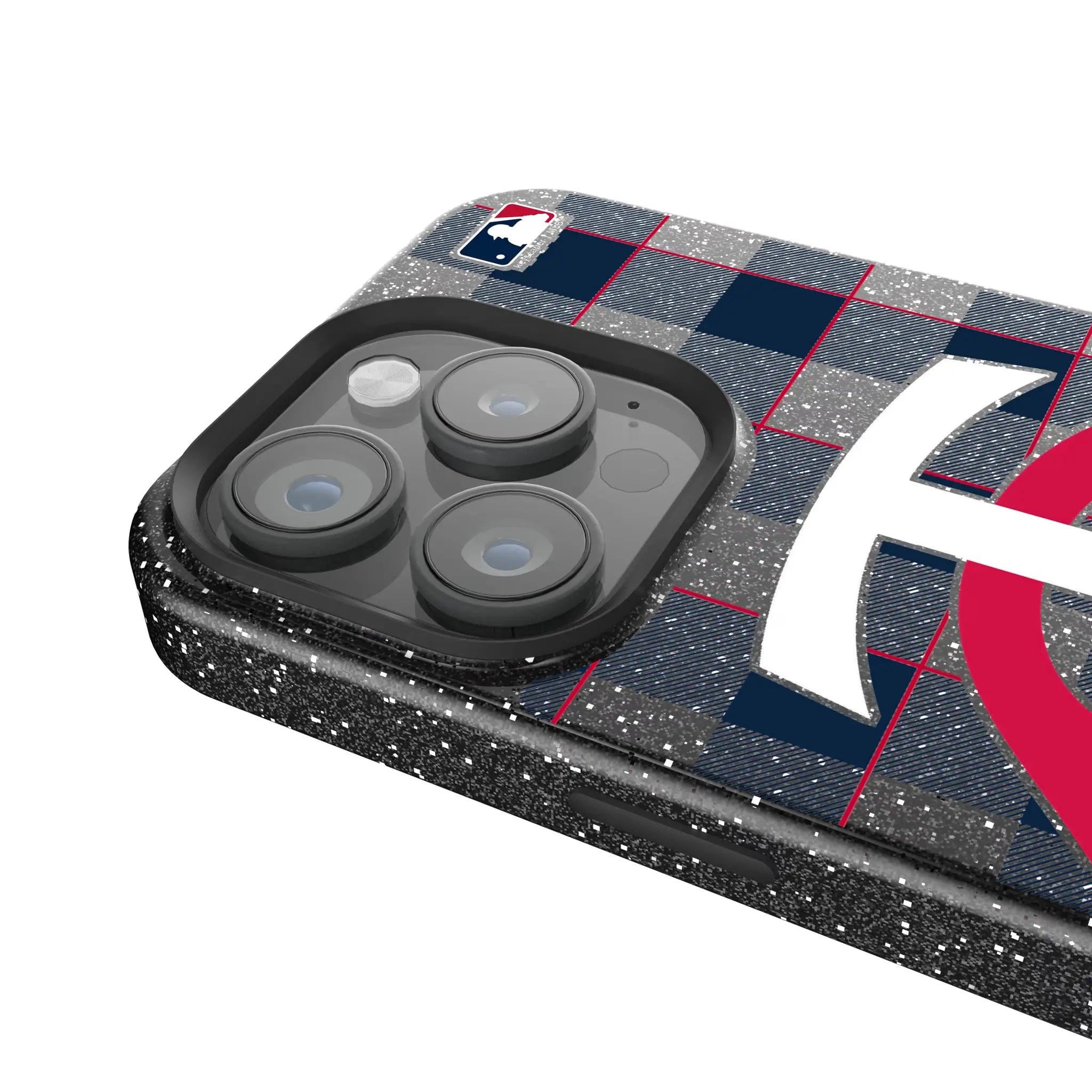 Minnesota Twins Plaid Bling Phone Case